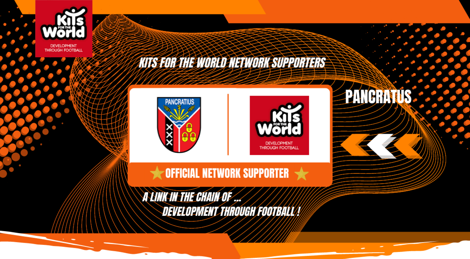 PANCRATIUS_official NETWORK SUPPORTER _Kits for the World