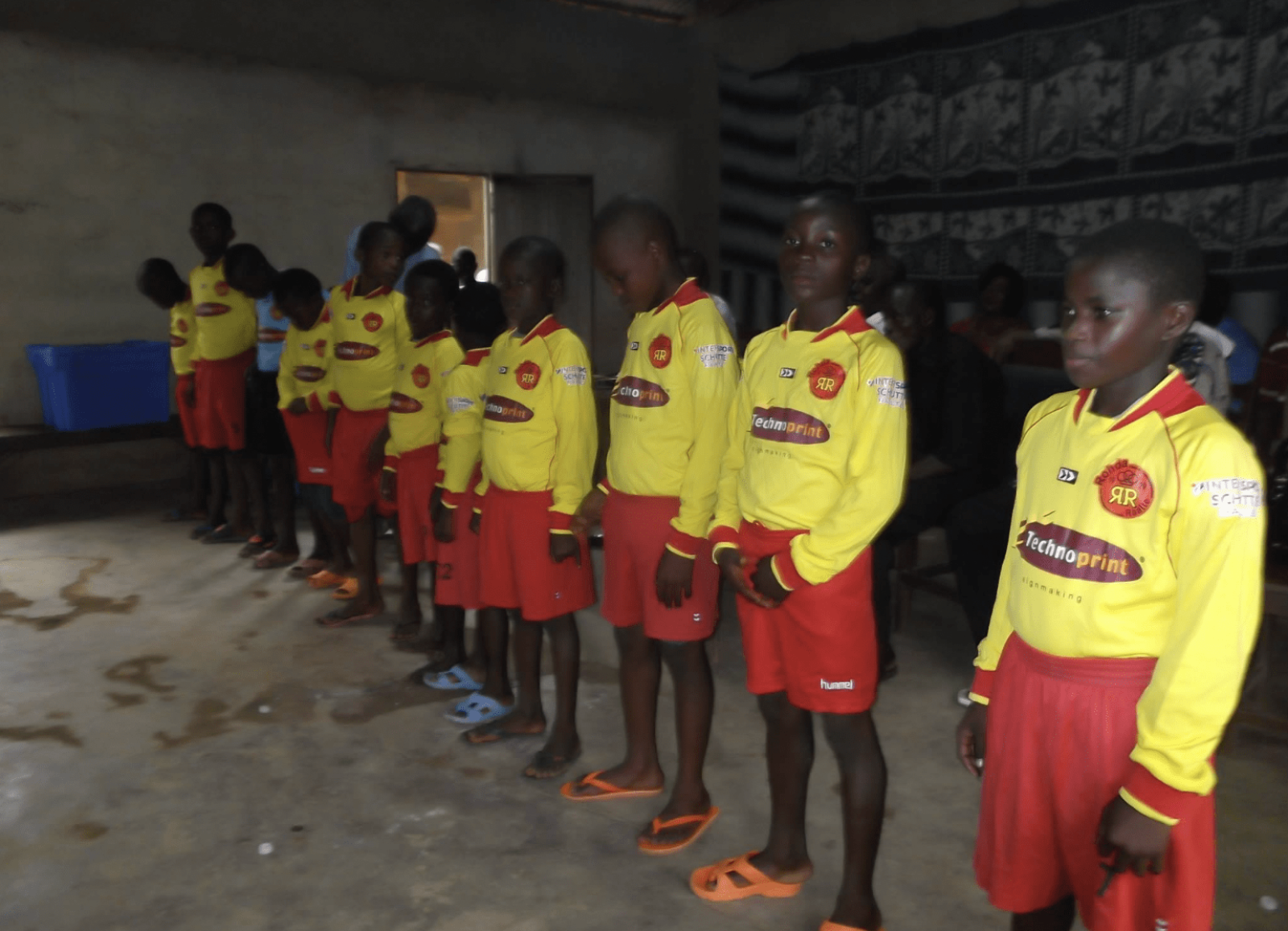 UAC Football kit donation from kits for the world