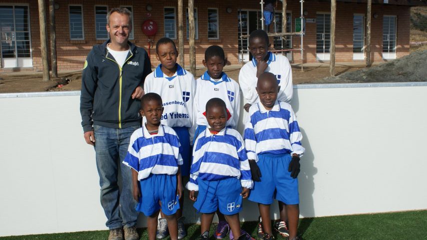 AKiTs for the World Footbal kit donation...One of our first donations to Kick 4 Life from ZAC