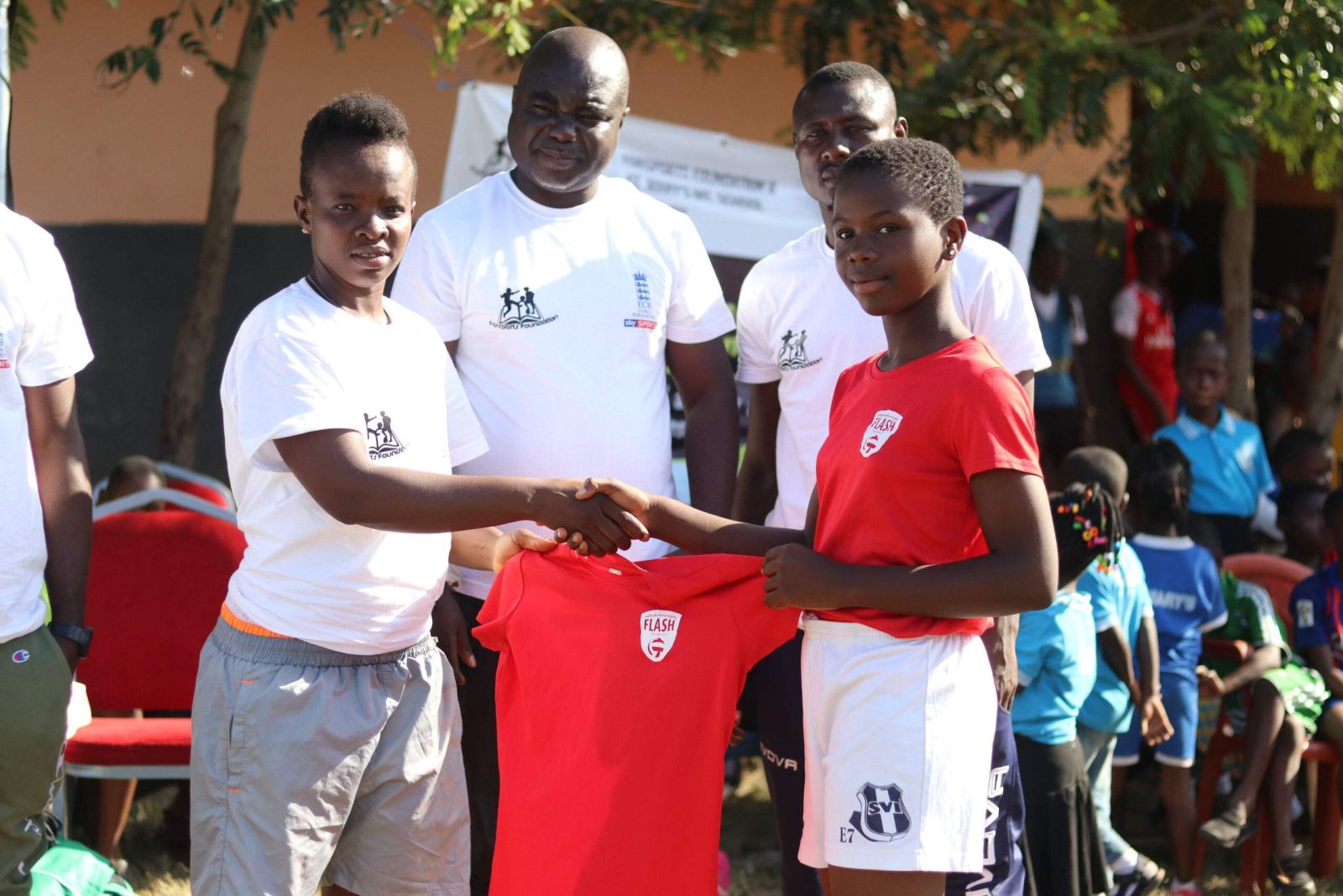 Football kit donation for Forsports Foundation from kits for the world 