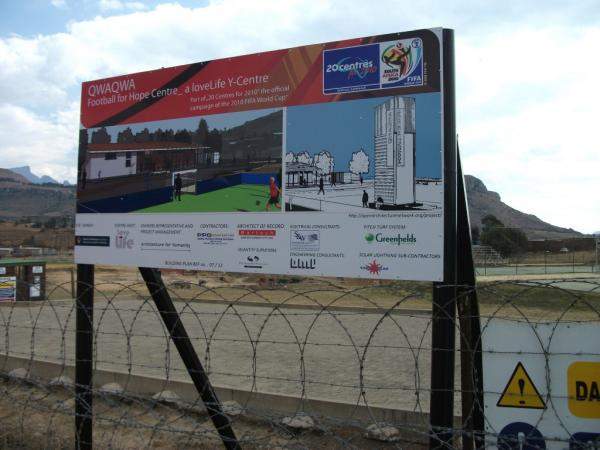 love life football for hope centre being built