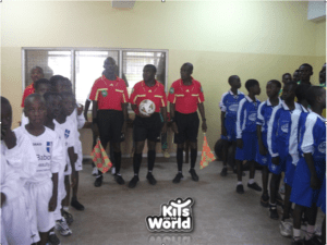 Football kits donation to charity from KiTs for the World