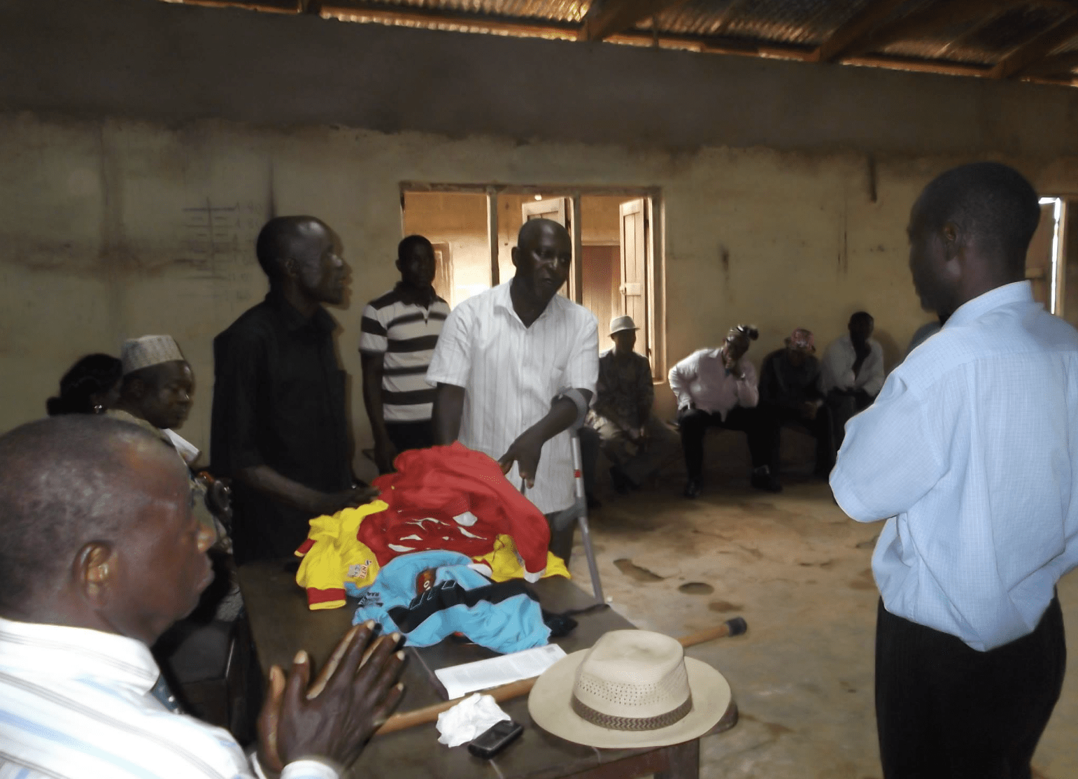 UAC Football kit donation from kits for the world