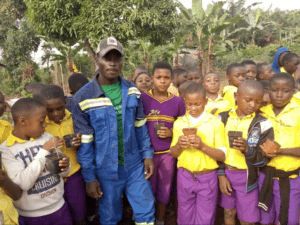 UAC Football kit donation from kits for the world