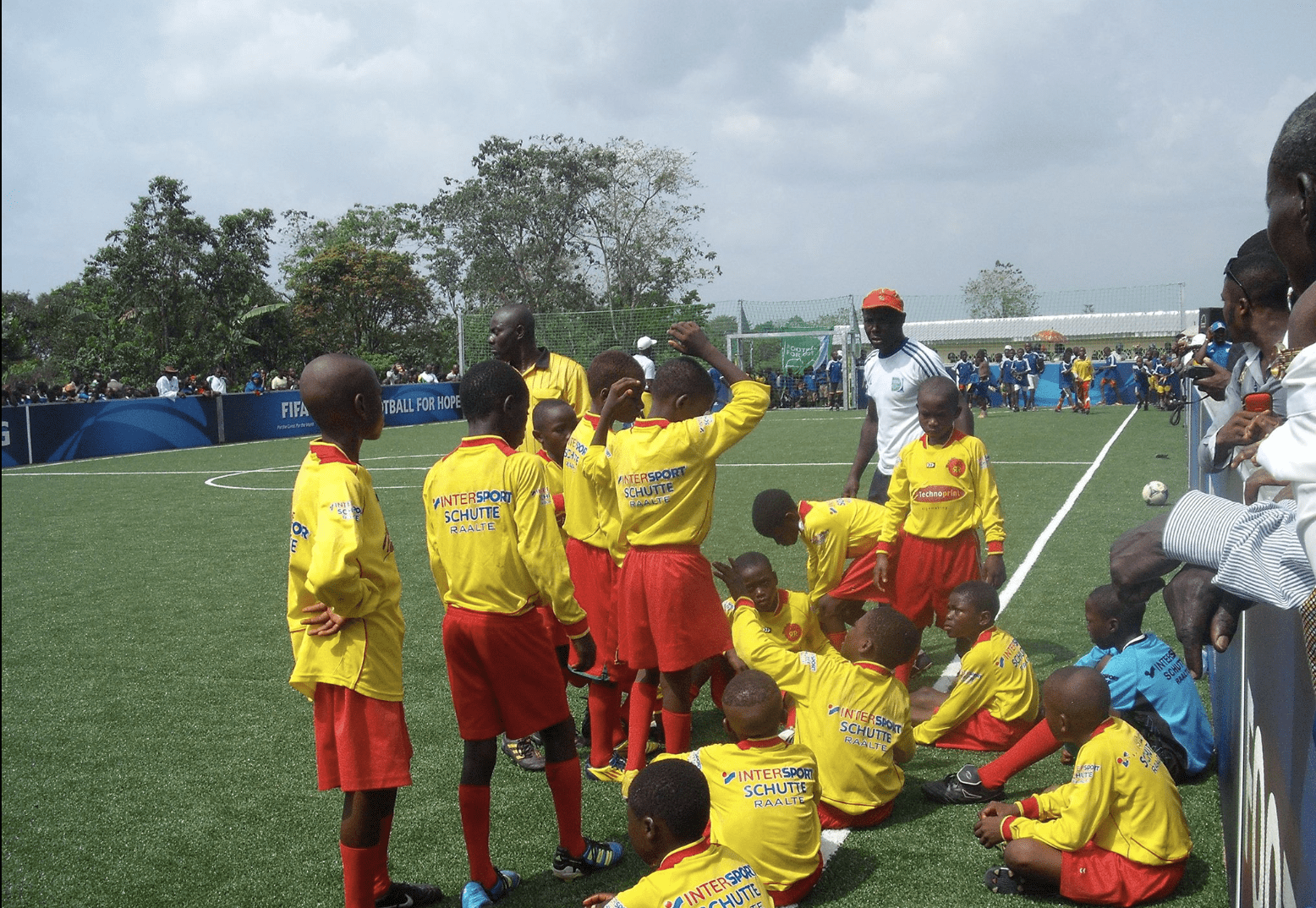 UAC Football kit donation from kits for the world