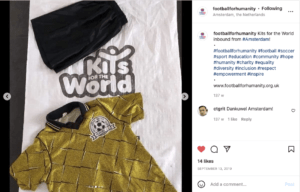 Football For Humanity and kits for the world football kit donation