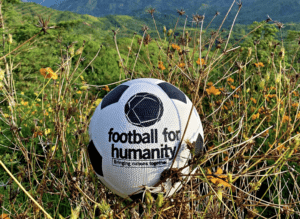 Football belonging to FFH KITS FOR THE WORLD