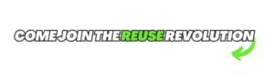 text that says join the reuse revolution