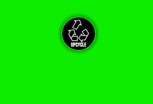 Logo for upcycling a football kit. This represents the kits for the world upcycling of kits